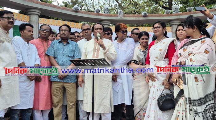 বৈশাখ উদযাপন পর্ষদ আয়োজনে রাজবাড়ীতে বাংলা নববর্ষ বর্ষবরণ অনুষ্ঠান